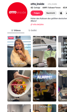 Hinter den Kulissen von otto_inside: So läuft unser TikTok-Engagement für Azubis Hinter den Kulissen von otto_inside: So läuft unser TikTok-Engagement für Azubis