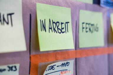 Better sorry than safe: We work in a highly agile manner according to the principle of "Test &amp; Learn" and do not always adhere to a specific framework such as Kanban or Scrum, but continuously adapt the processes through retrospectives.