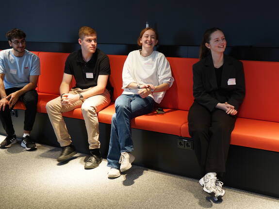 Unsere neuen Azubis bei Montagsmaler