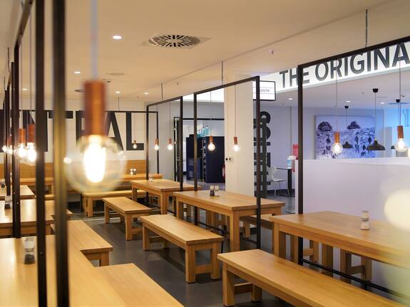 Die Kantine Elbe ist ein Ort des Zusammenkommens.