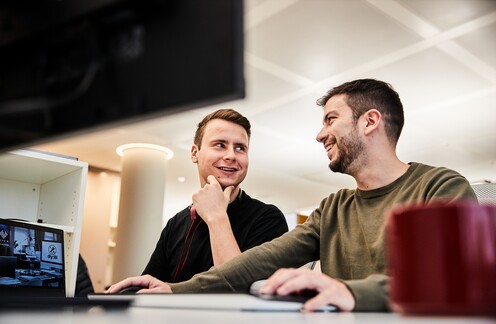 Unsere Kollegen Tobias und Falk