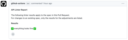 Abbildung 2: Linter Ergebnisse