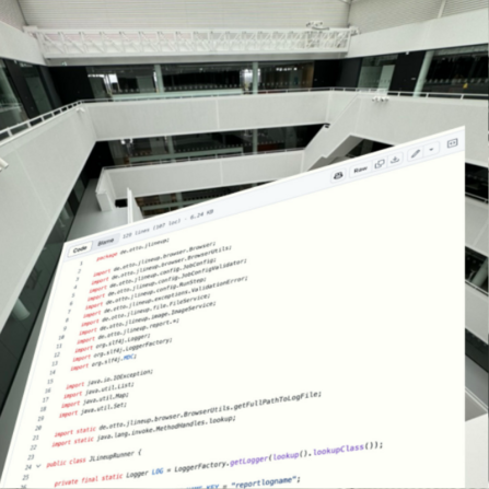 Excerpt from codes in the GitHub profile “otto_de”